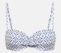 Heidi Klein Bedrucktes Bikini-Oberteil Capri