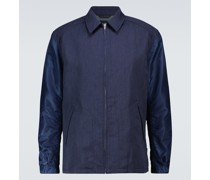 Comme des Garcons Homme Hemdjacke aus einem Wollgemisch
