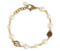 Gucci Armband GG mit Zierperlen