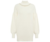Simone Rocha Rollkragenpullover mit Zierperlen