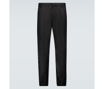 Prada Slim-Fit-Hose mit Logo-Detail