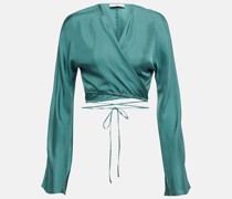 Asceno Wickeltop St. Tropez aus Seiden-Twill