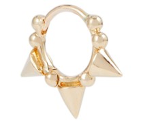 Maria Tash Einzelner Ohrring Triple Short Spike aus 14kt Gelbgold
