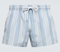 Commas Gestreifte Badehose