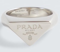 Prada Ring aus Sterlingsilber mit Logo