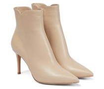 Gianvito Rossi Ankle Boots Levy 85 aus Leder