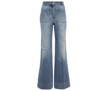 Victoria Beckham High-Rise Flared Jeans