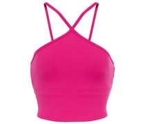 Alo Yoga Rippstrick Cropped-Top Goddess
