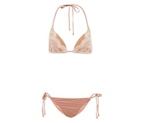  Bikini aus Frottee-Jacquard