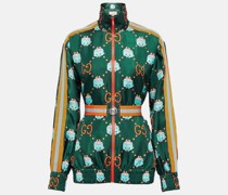 Gucci Bedruckte Jacke aus Seide