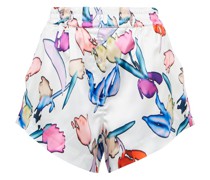 Bedruckte High-Rise Shorts Ponisan