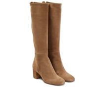 Gianvito Rossi Stiefel aus Veloursleder