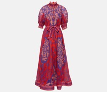 Zimmermann Bedrucktes Maxikleid Raie Swing