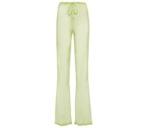 Dries Van Noten Hose aus Seidenchiffon
