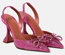 Slingback-Pumps Rosie mit Kristallen