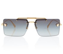 Versace Eckige Sonnenbrille