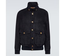 Brunello Cucinelli Jacke aus Veloursleder