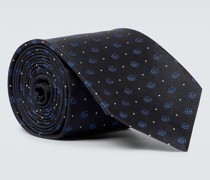 Gucci Krawatte Double G aus Seiden-Jacquard