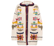 Cardigan aus einem Wollgemisch
