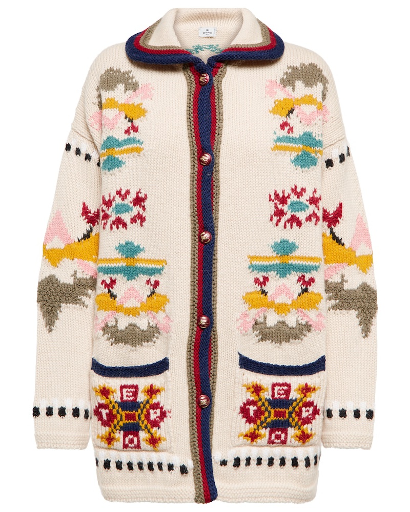 Etro Damen Etro Cardigan aus einem Wollgemisch IY7393 Etro Damen Etro Cardigan aus einem Wollgemisch IY7393