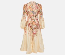 Midikleid Luminosity aus Leinen