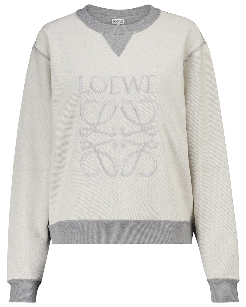 Loewe Damen Loewe Sweatshirt Anagram aus Baumwolle