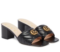 Gucci Pantoletten GG aus Matelasse-Leder