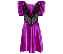Rodarte Minikleid aus Seide mit Spitze