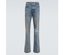 Distressed Flared Jeans