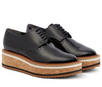 Clergerie Plateau-Schnuerschuhe Brook aus Leder