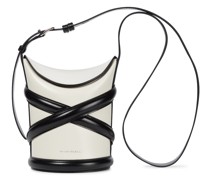 Alexander McQueen Schultertasche The Curve Small aus Leder