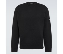 Balenciaga Oversize-Pullover aus Schurwolle