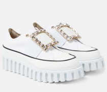 Roger Vivier Plateau-Sneakers Viv' Go-Thick aus Canvas