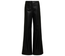 Dorothee Schumacher Hose Buttoned Up aus Leder