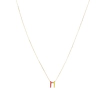 Persee Halskette aus 18kt Gelbgold und Emaille