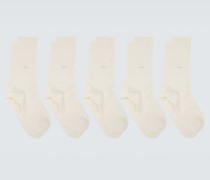 Set aus fünf Paar Socken