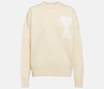 Ami Paris Pullover Ami de Cour aus Wolle