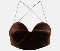 Bralette aus Samt