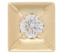 Eera Einzelner Ohrring Mini Eera Medium aus 18kt Gelbgold mit Diamanten