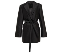 Blazer aus Wolle und Baumwolle