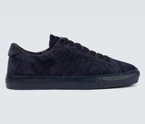 Moncler Sneakers New Monaco aus Veloursleder