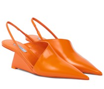 Prada Slingback-Pumps aus Leder