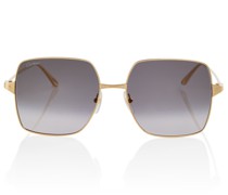 Cartier Eyewear Collection Eckige Sonnenbrille Santos de Cartier