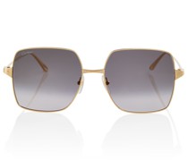 Eckige Sonnenbrille Santos de Cartier