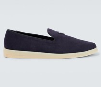 Slip-Ons aus Veloursleder