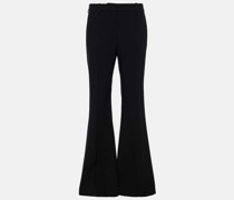 High-Rise Bootcut-Hose aus Cady