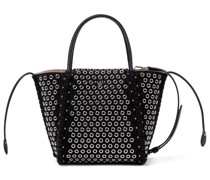Alaia Tote Le Hinge Mini aus Leder mit Nieten