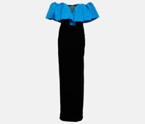 Monique Lhuillier Robe aus Taft