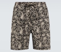 Nanushka Shorts aus Baumwolle mit Paisley-Muster