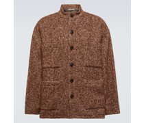 Blouson aus einem Wollgemisch